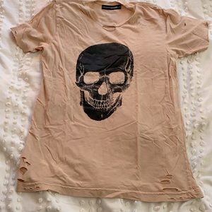 Distressed Skull Tee